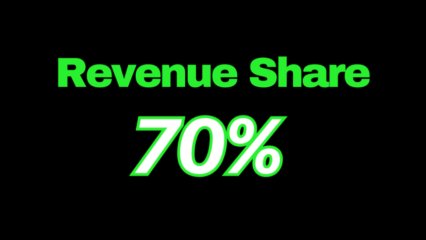 Como ter acesso ao Revenue Share 70%