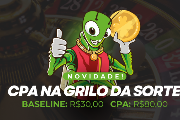 Ganhe R$80 por Cadastro Validado CPA na Grilo da Sorte